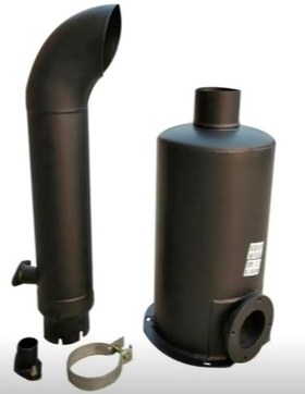 临工953n 956l 955消音器消声器排气管尾管 临工50装载机铲车配件