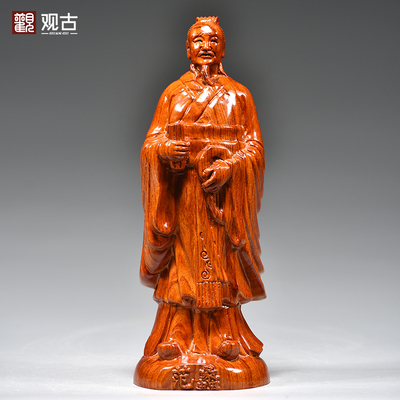 实木雕刻财神爷佛像摆件家用店铺范蠡神像供奉财神像文财神武财神