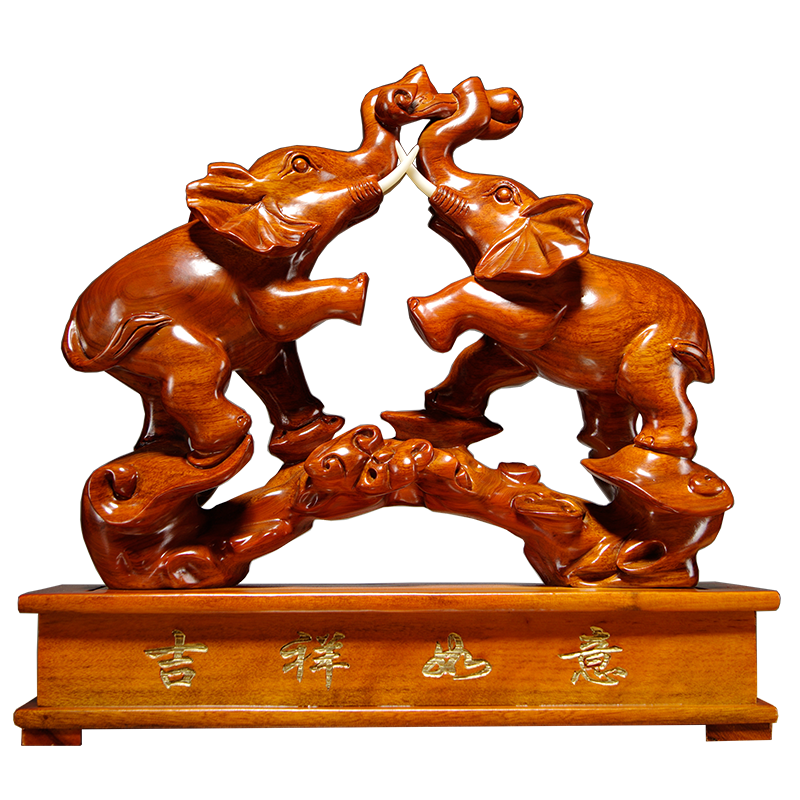 摆件红木办公室开业送礼工艺品