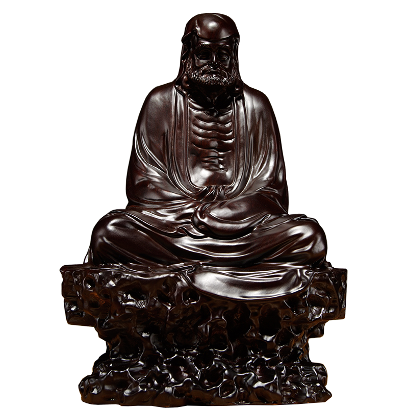 观古黑檀木禅意风客厅玄关工艺品