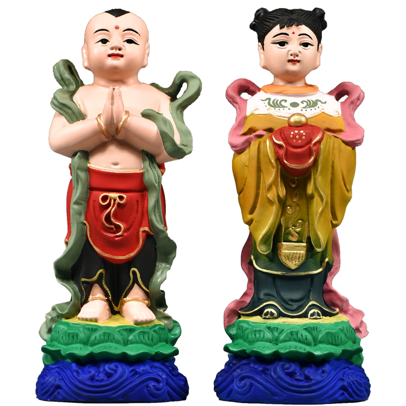 花梨祝福新古典客厅佛像摆件玄关