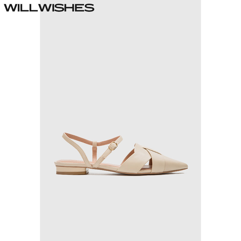 WILLWISHES仙女风平底鞋女夏季