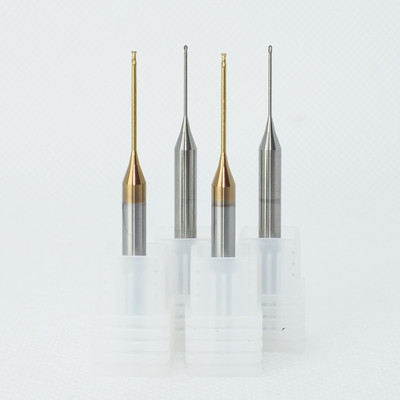 钨钢刀深沟铣刀加长小径刀0.5mm刀长径刀避空球刀60度平刀深孔刀2