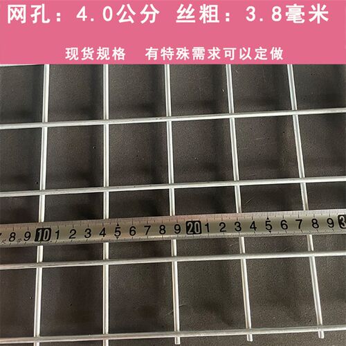 镀锌铁丝网片围栏小孔加粗焊接养殖网隔离护栏建筑网格狗笼鸽棚网