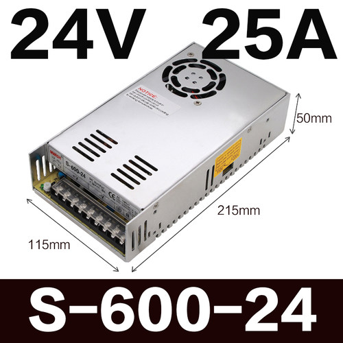 深圳明纬MS/S-500W600可调电压0~24V20A 0到12V直流0-40A开关电源