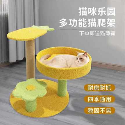 猫爬架大型猫窝四季通用猫树一体小型不占地猫架子猫咪玩具