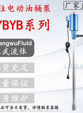 YB系列防爆铝合金电动抽液泵/铝合金防爆油桶泵/YBYB-40L