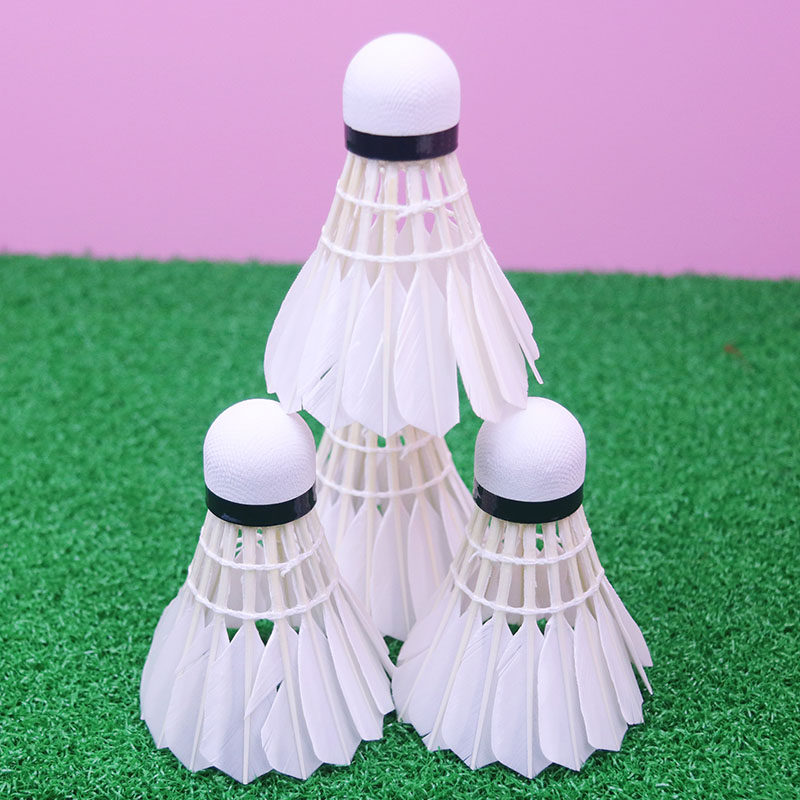 정통 한규 실용성 9호 배드민턴 내구성이 뛰어나고 쉽게 부러지지 않는 야외훈련 및 경기용 공 체육관 연습용 공 12개