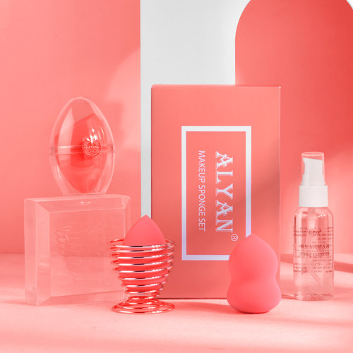 ALYAN爱丽颜美妆蛋套盒 泡水变大不吃粉化妆海绵粉扑彩妆蛋打底