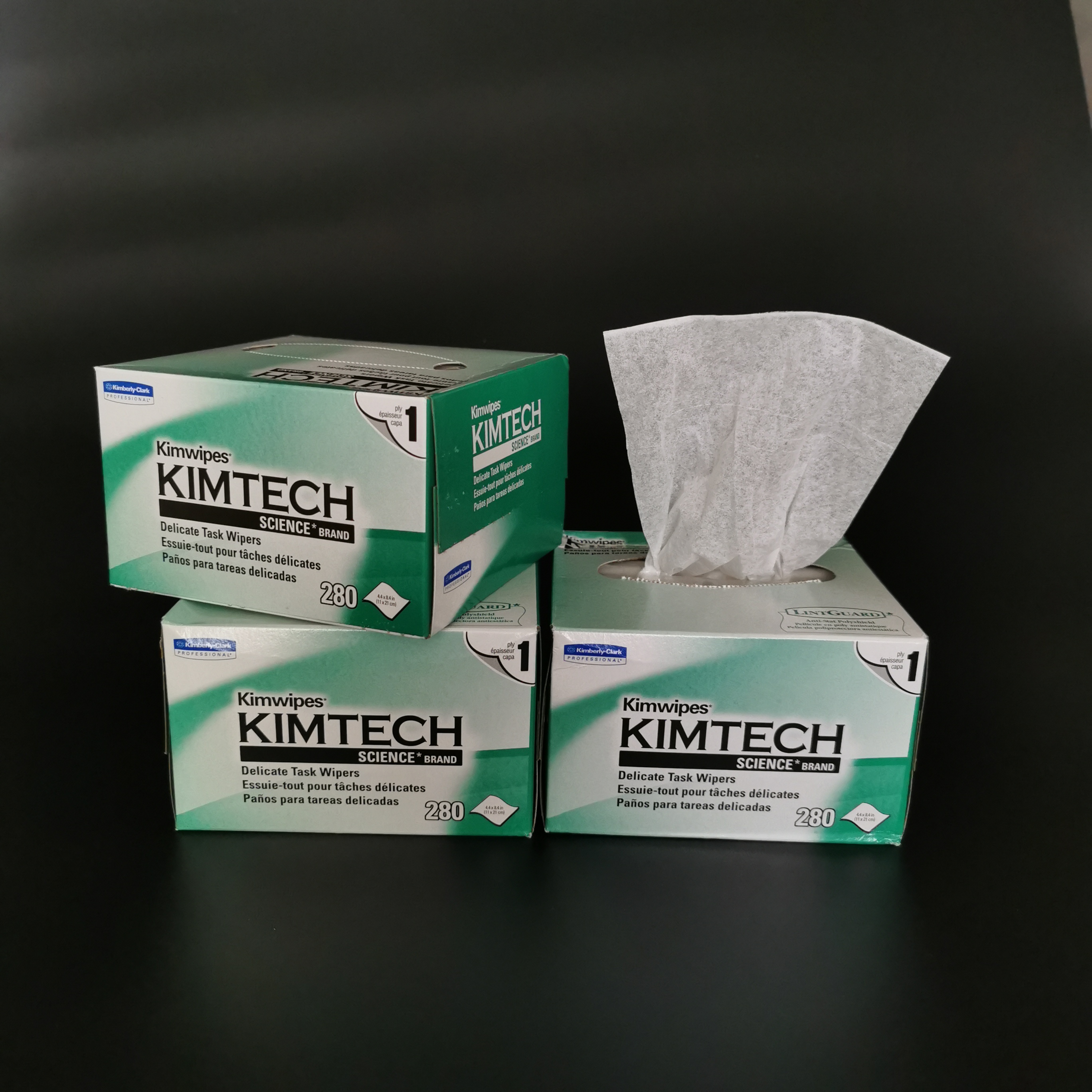 实验室无尘纸 无尘纸 无尘擦拭纸 精密仪器擦拭纸 280抽每盒