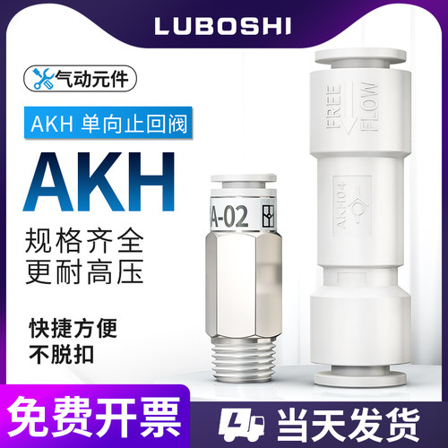 AKH/AKB单向止回阀快插接头