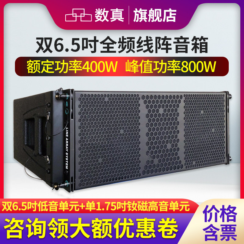 数真双6.5/8/10英寸单双全频线阵会议音响专业舞台演出酒吧户外广场舞音箱婚庆演出会议工程喇叭SZ-ET6