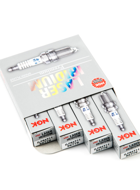 NGK铱铂金火花塞ILFR5T11 塞纳RAV4汉兰达ES250 RX270 4支装