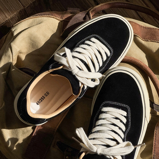 子休闲运动潮鞋 2025新款 黑色厚底男士 板鞋 百搭潮流鞋 鞋 时尚 男秋季