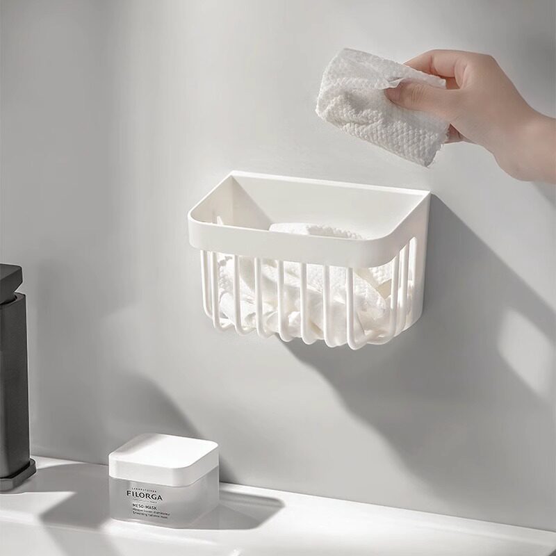 废弃洗脸巾收纳盒壁挂