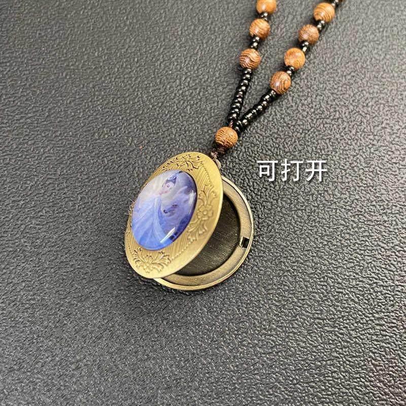 项链可开吊坠嘎乌挂件女九尾狐蓝黄白狐民族风古风复古首饰品木珠,饰品/流行首饰/时尚饰品新,项链,淘宝优惠券,粉丝福利购,淘宝优惠卷