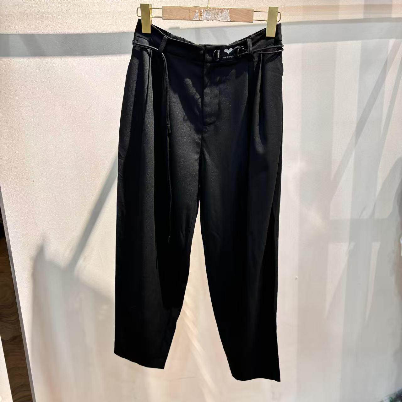 女装休闲裤专柜正品2025年春夏款西装九分裤5277
