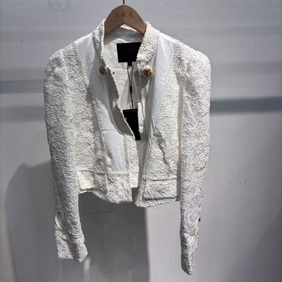 A系列26春秋款轻奢重工短款修身外套1061