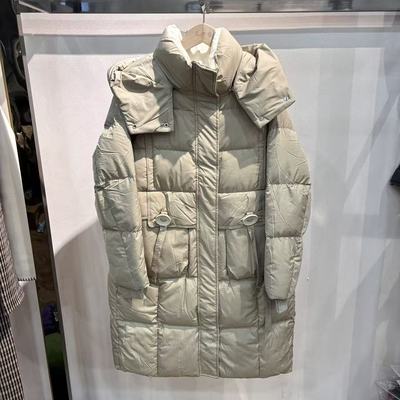 鸢系列90%白鸭绒长款厚实质量好羽绒服外套3049