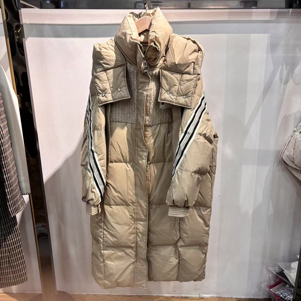 亮点GZ -冬装90%鸭绒厚实休闲宽松大件长款羽绒服外套1191