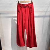 A系列春款 1191 红色显瘦百搭直筒裤