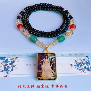 吊坠双面小狐狸灵狐项链男女白狐玄狐红狐帅主挂件