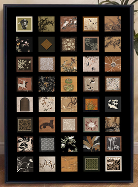 十字绣2025新款黑色高级感线绣客厅中古风世界名画刺绣钻石画带框