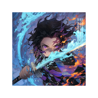 高级感鬼灭之刃十字绣2025新款小件儿童手工点贴画钻石画卡通动漫