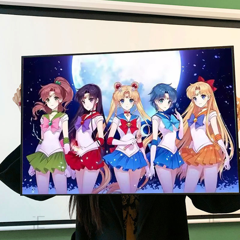 美少女战士钻石画2025新款5d点贴钻客厅卧室卡通人物十字绣满钻