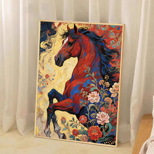 竖版小画数字油diy填充手