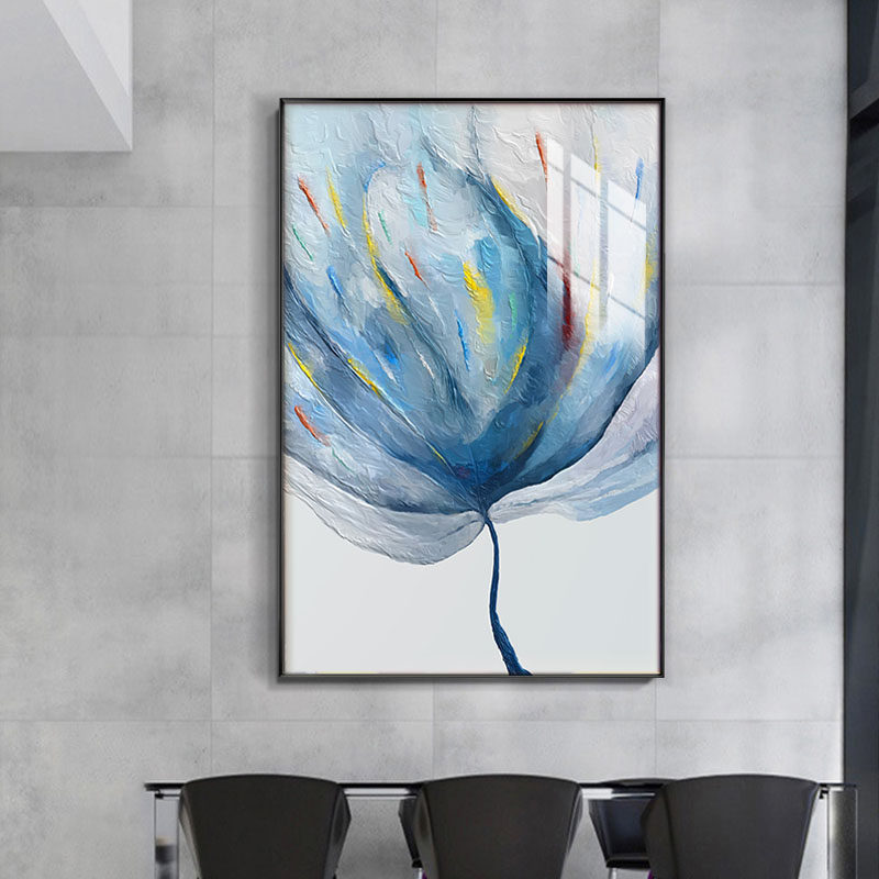 2025新款满钻钻石画北欧清新花卉客厅轻奢现代简约竖版小件十字绣