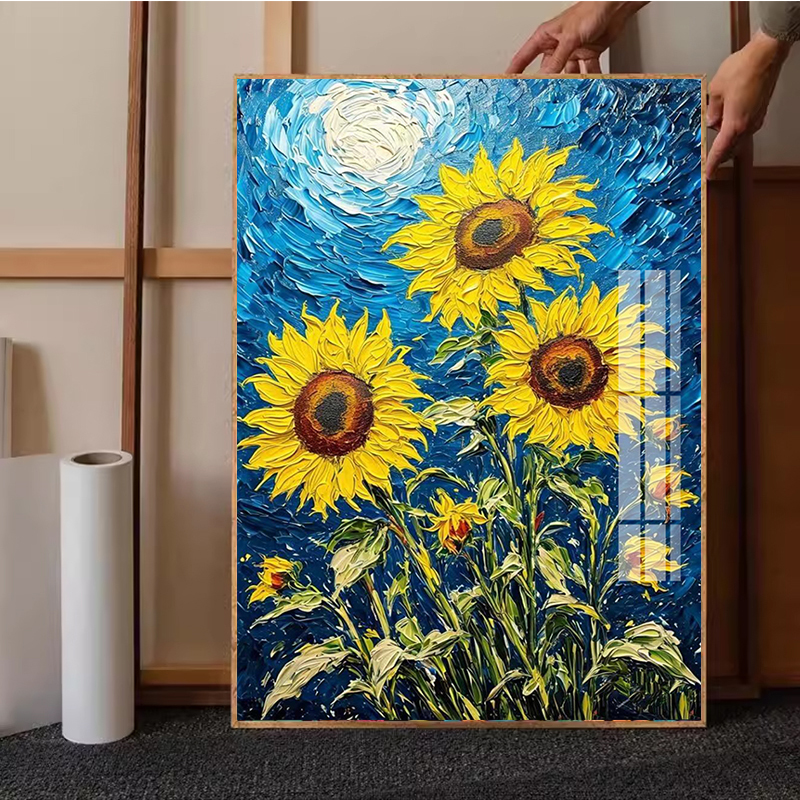 梵高向日葵钻石画2025新款砖石画