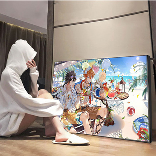 高难度原神人物十字绣2025新款小件儿童手工点贴钻石画满钻带框5d