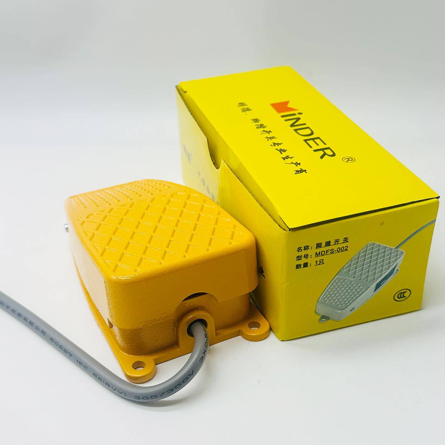 乐清市明德脚踏开关MDFS-002 MD2 FS-003 213带线20cm 银触点