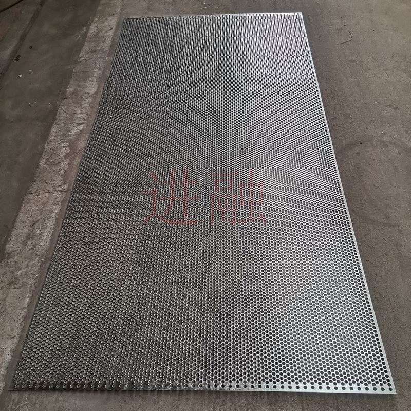 冲孔网 镀锌冲孔板圆孔网金属板钢板网铁板网广告牌板厚1mm 孔8i.