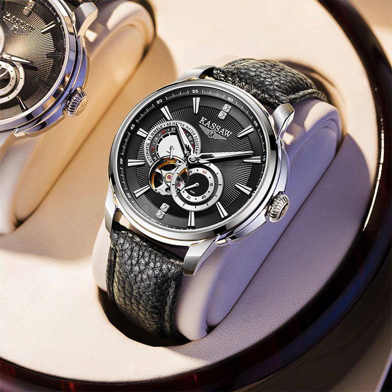 黑武士男表十大名牌瑞士时尚男腕表时尚休闲商务高档大牌机械手表