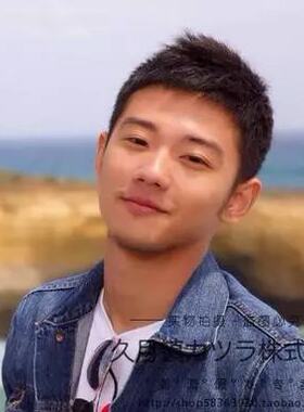 韩版帅气风中老年男士逼真假发套