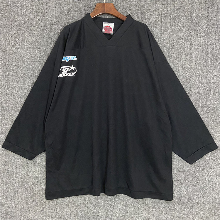 아마존 아메리칸 스트리트 레트로 힙합 하키 리그 루즈한 대형 남성 및 여성 캐주얼 스포츠 하키웨어 트렌디