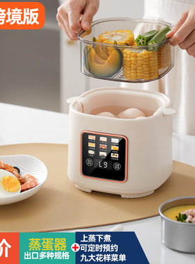 蒸蛋器煮蛋器蒸锅美规110v伏电压台湾美国日本用小型煮鸡蛋神器