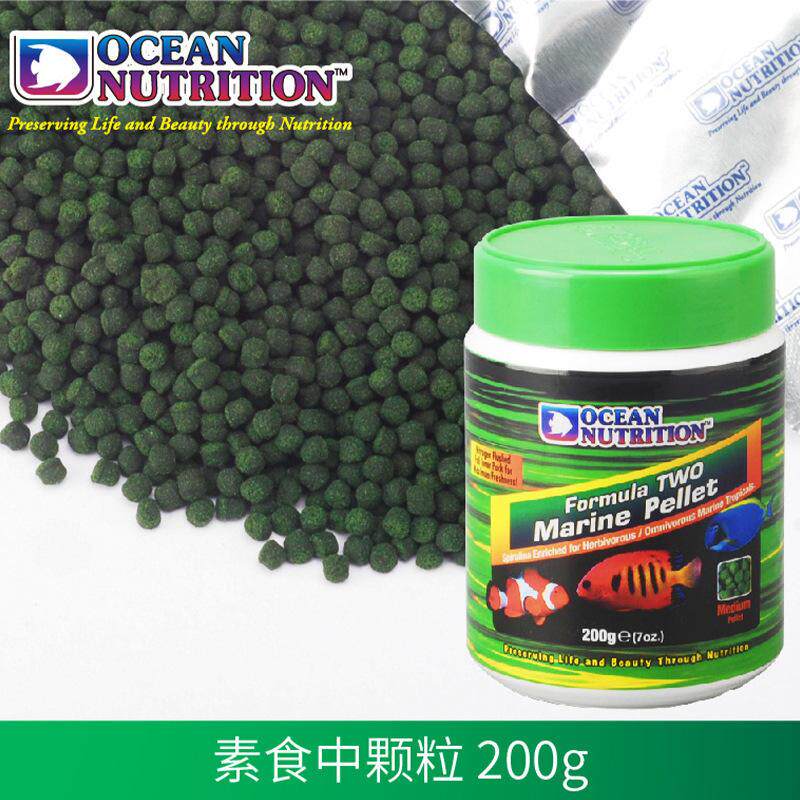 美国海洋海水鱼饲料综合海鲜丰年虾螺旋藻薄片颗粒海水鱼食爆款
