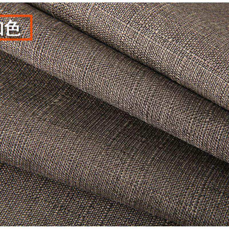 竹节麻仿亚麻布料棉麻面料软包盐包热敷袋抱枕坐垫套沙发布料爆款