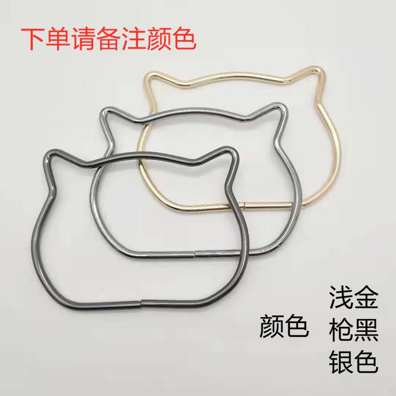 厂家 DIY手工编织布条包 泫雅同款包五金配件 猫咪手提爆款