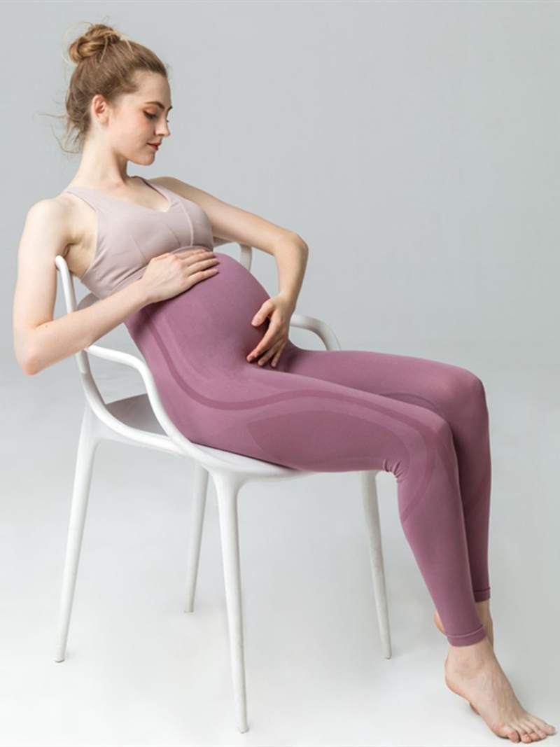 瑜伽服 孕妇专用秋季款孕妇瑜伽裤健身裤可打底外穿孕期瑜伽服