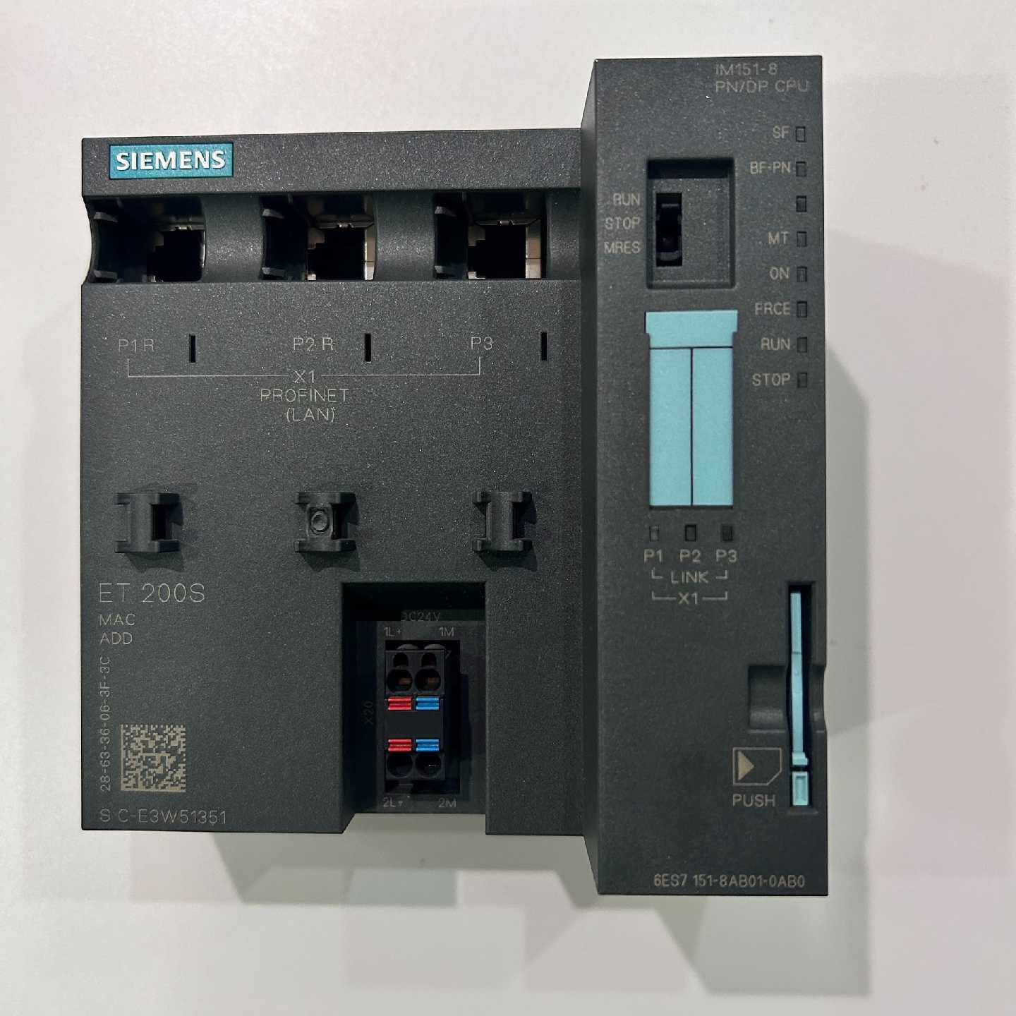 ET200S通讯模块，型号6ES7 151-8AB01—议价