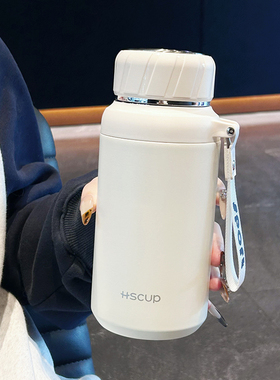 简约时尚保温杯茶水分离泡茶杯高级感办公室男女生便携直饮水杯子