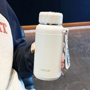 简约时尚保温杯茶水分离泡茶杯高级感办公室男女生便携直饮水杯子