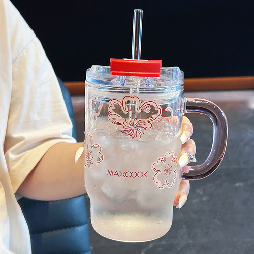 ya咪简约便携吸管桌面杯