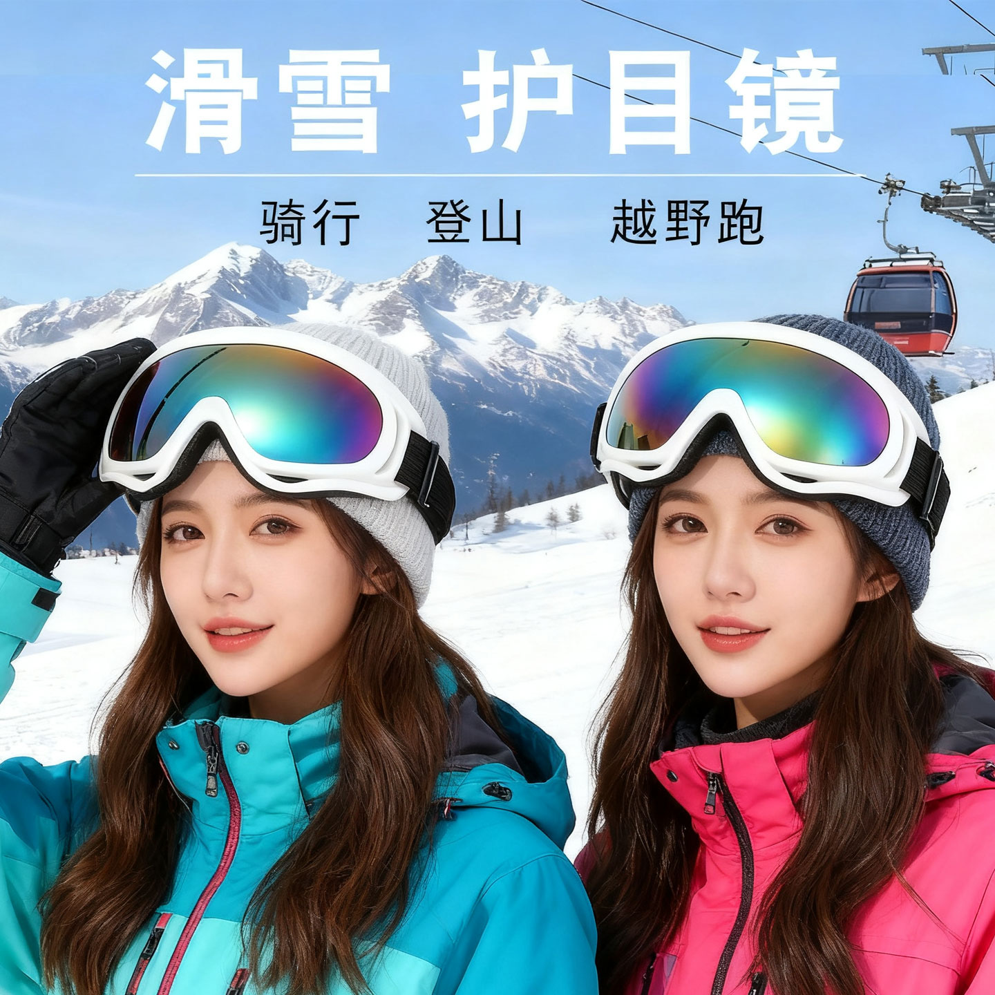 冬季滑雪镜登山骑行护目镜