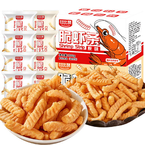 比比赞脆虾条实惠份量大