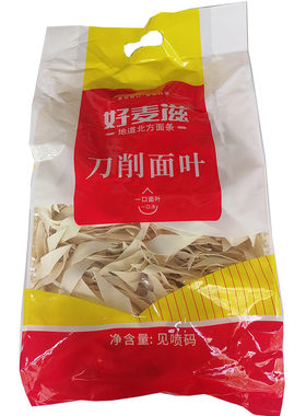 满39元包邮 好麦滋刀削面叶1000克原味面条早餐面条地道北方面条